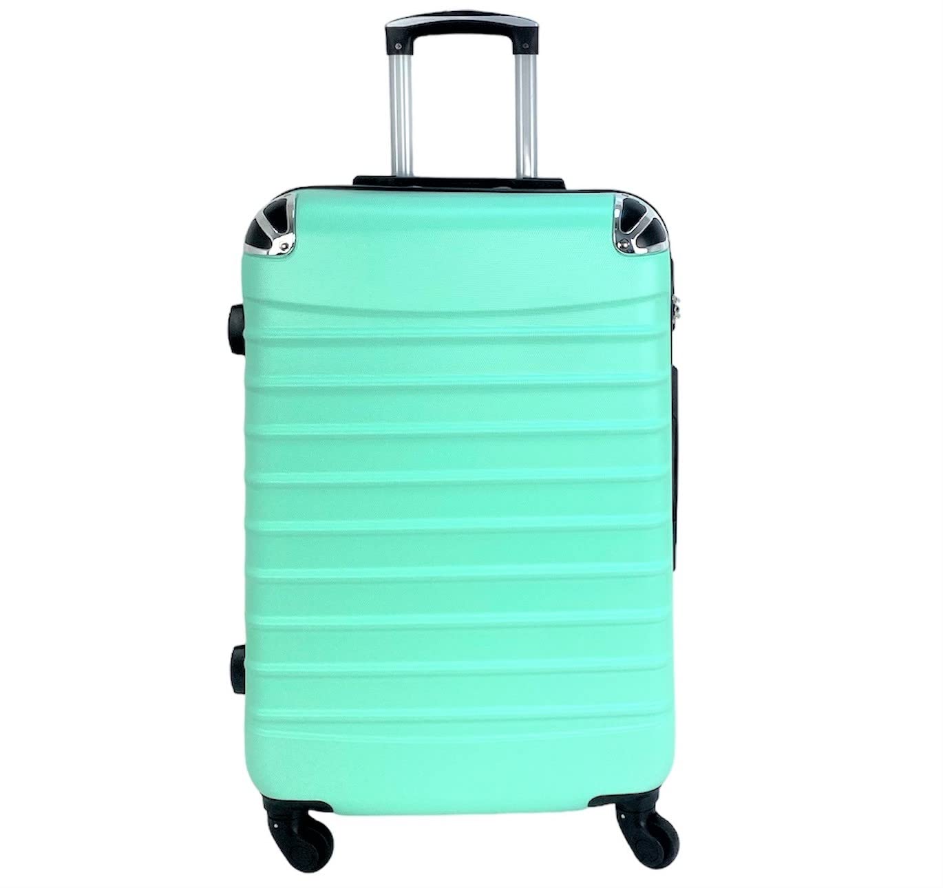 ded Maleta Grande Equipaje para Viajar en avión de Bodega 4 Ruedas giratorias 360º Color Verde Agua 75x45x28cm