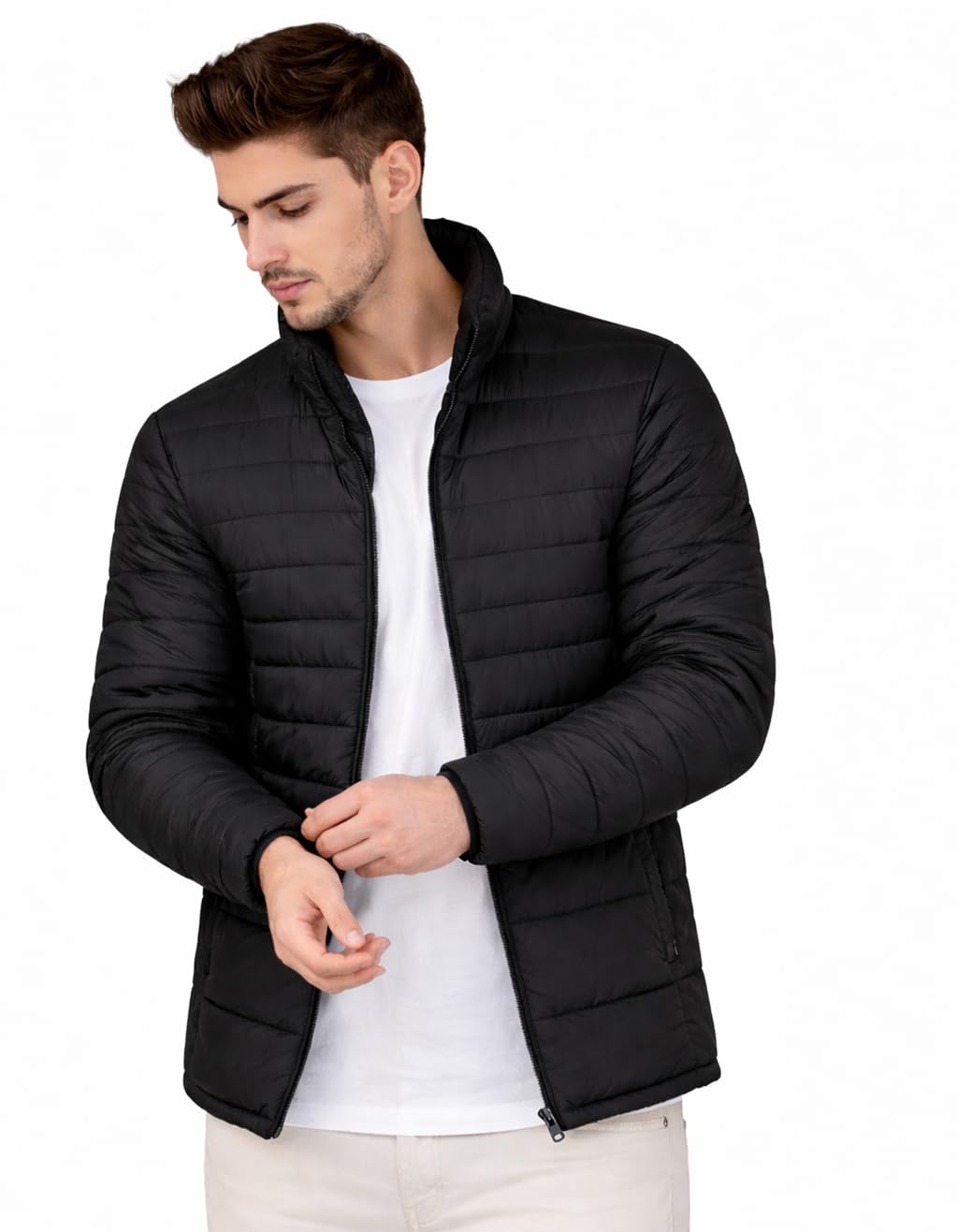 Ben Martin Men’s Black Quilted...