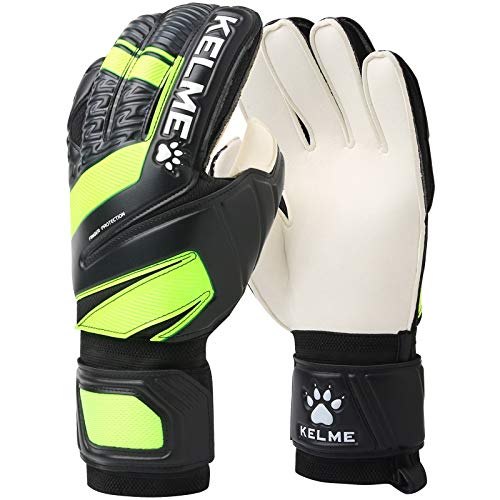 Guanti Da Portiere Bambini Bambino Uomo portiere di calcio Guanti Portiere addensare completa schiuma di lattice di Formazione Professionale di calcio Guanti 5 Finger Salva Guardia Guanti Portiere Bam