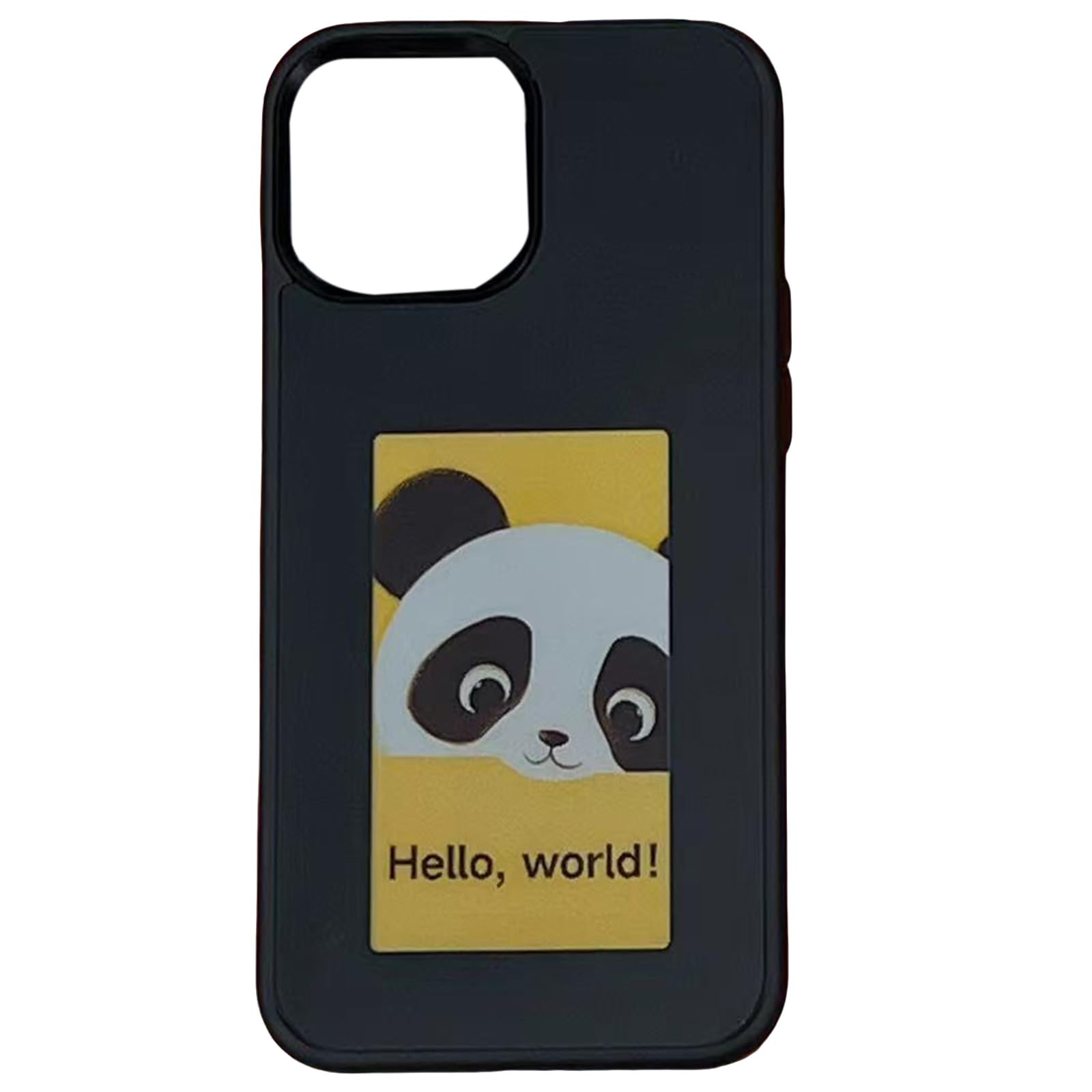 Funda para teléfono, cubierta acrílica, color negro C