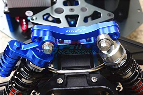 Aluminum Front Damper Mount for LOSI 1:6 4WD Super Baja Rey LOS05013 / Super Baja Rey 2.0 LOS05021 Upgrades - Blue