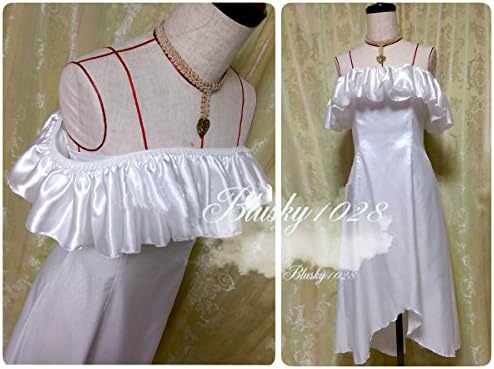 ロクサーヌ ドレス 白ワンピース ディズニー ハロウィン 衣装 仮装 マックス コスプレ衣装 オーダー自由 ディズニークリスマス ハロウィン イベント仮装 コスチューム コスプレ 仮装 通販 Amazon