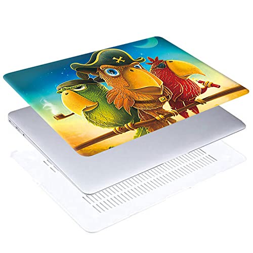 Housse rigide MacBook Pro Retina 13 protection clavier perroquet