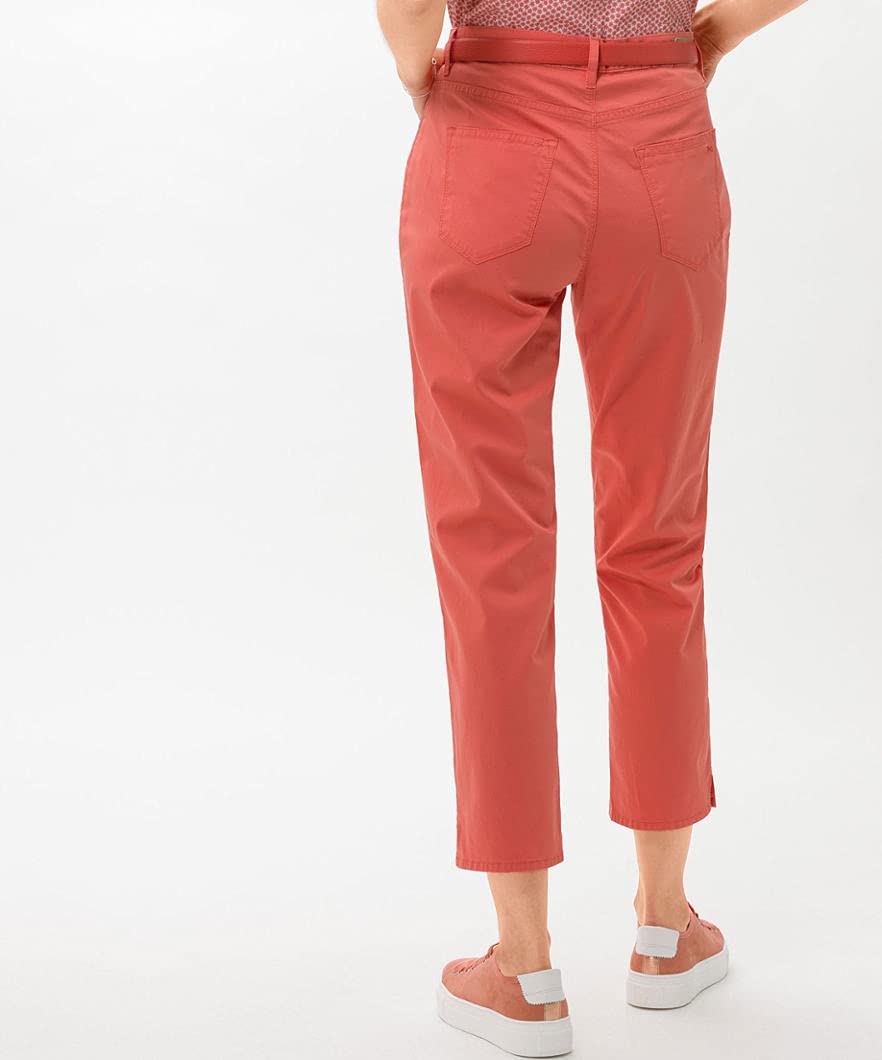 BRAX 7/8 Damen Jeans Hose Mary S 7/8 Popeline Stretch Orange