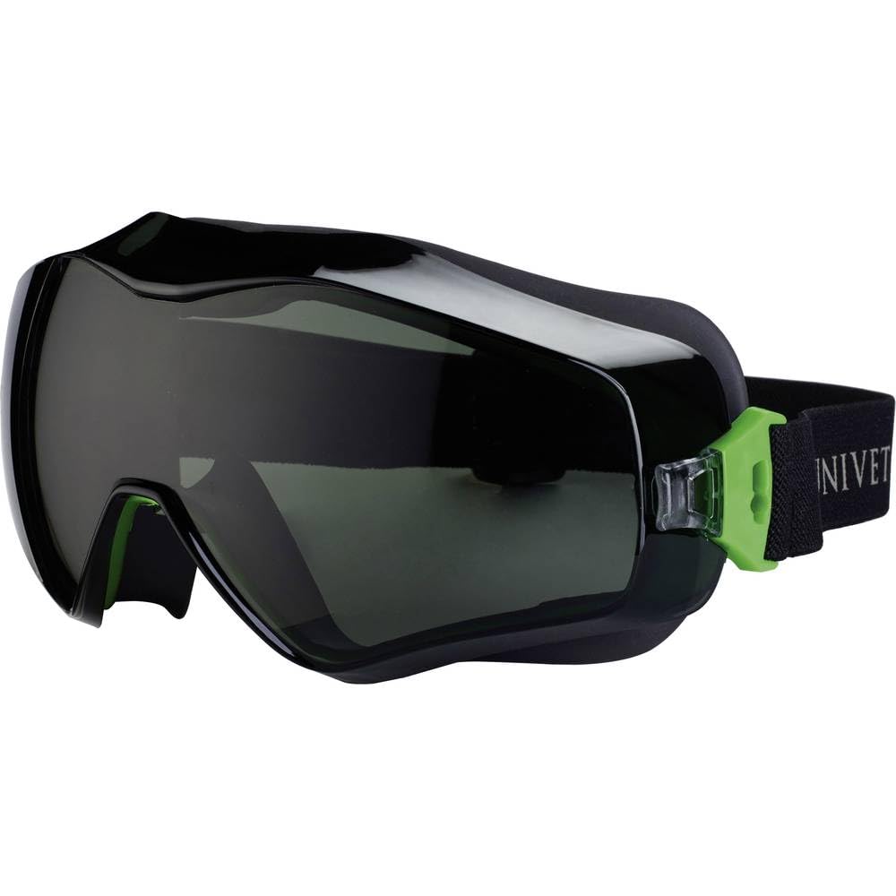 Univet 6X3.00.00.05 "15 cm gogle ochronne ze szkłem G15, ciemnoszare/zielone