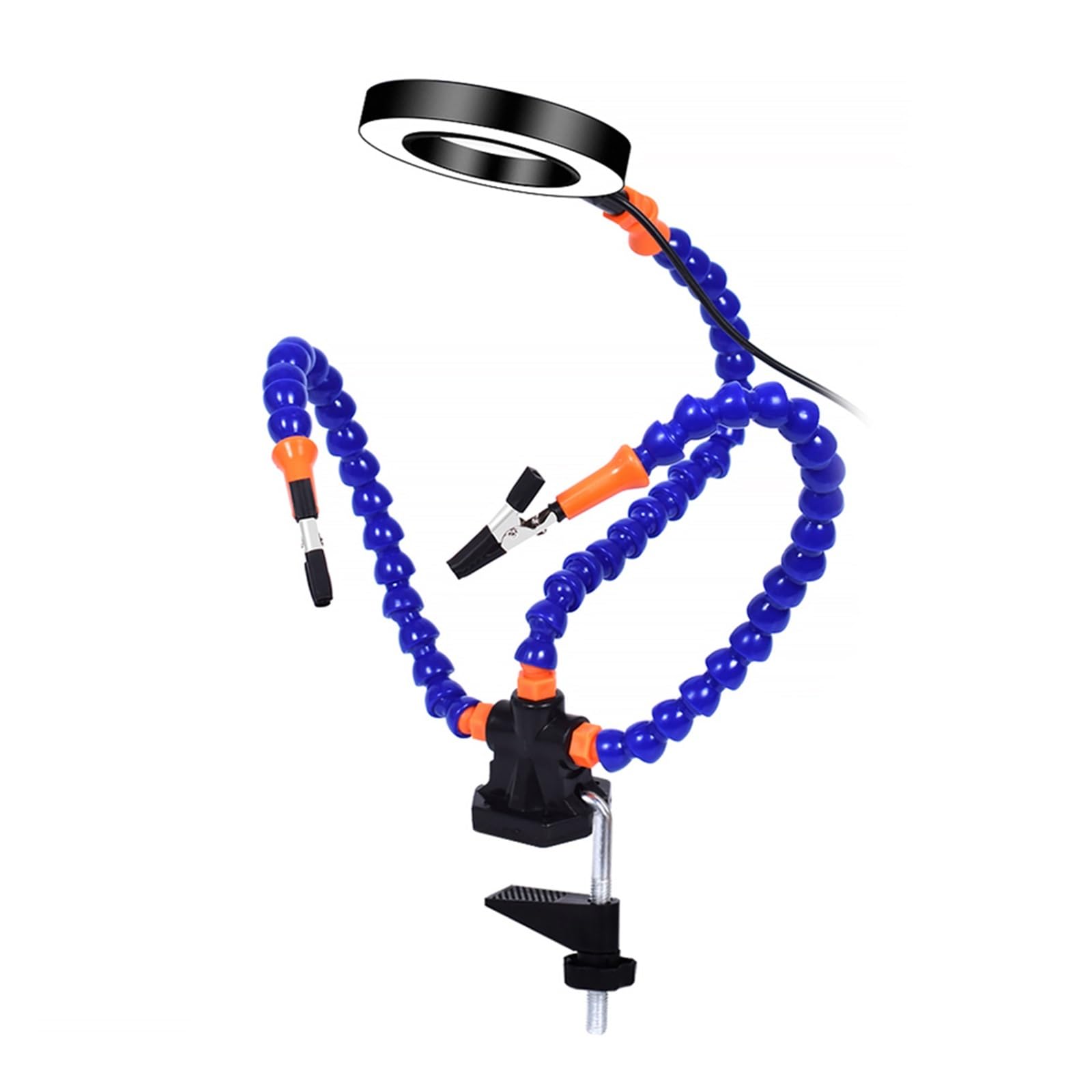 STRUMENTO DI TERZA mano per saldatura PCB con bracci flessibili e clip