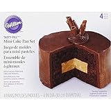 Wilton Tasty-Fill Mini Cake Pans Set, 4-Piece