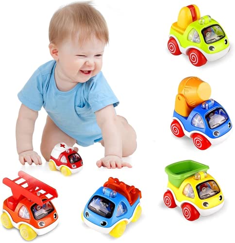 BlueFire Coches de Juguetes, Tire hacia Atrás Coche Niños 2 Años, Mini Cars Juguetes para Bebés de 1 Año y Niños Pequeños, Coches Juguetes Niños y Niñas Regalo de Cumpleaños de Navidad (6 Piezas) Cover