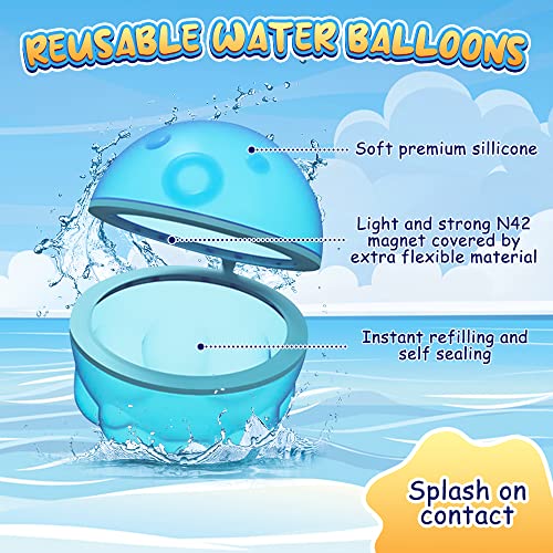 Yexyep Reusable Magnetic Octopus Water Balloons #TOP29