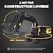 1:18 Remote Control Excavator Construction Toys for Boys, [2025 Upgraded]2.4GHz RC Excavator Toy with Metal Shovel for Boys 6+ Kids Birthday, Dual Batteries/100+Mins/Spray/Sound/Light/11-Channel