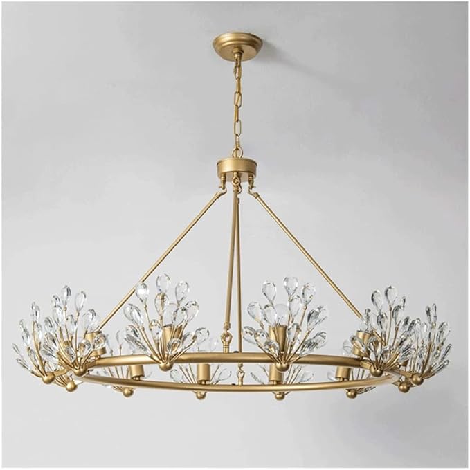 TOMYEUS Plafondventilatoren Licht Verzonken plafondventilatoren Licht Regendruppel Verlichting Ventilatorlicht voor eetkamer Slaapkamer