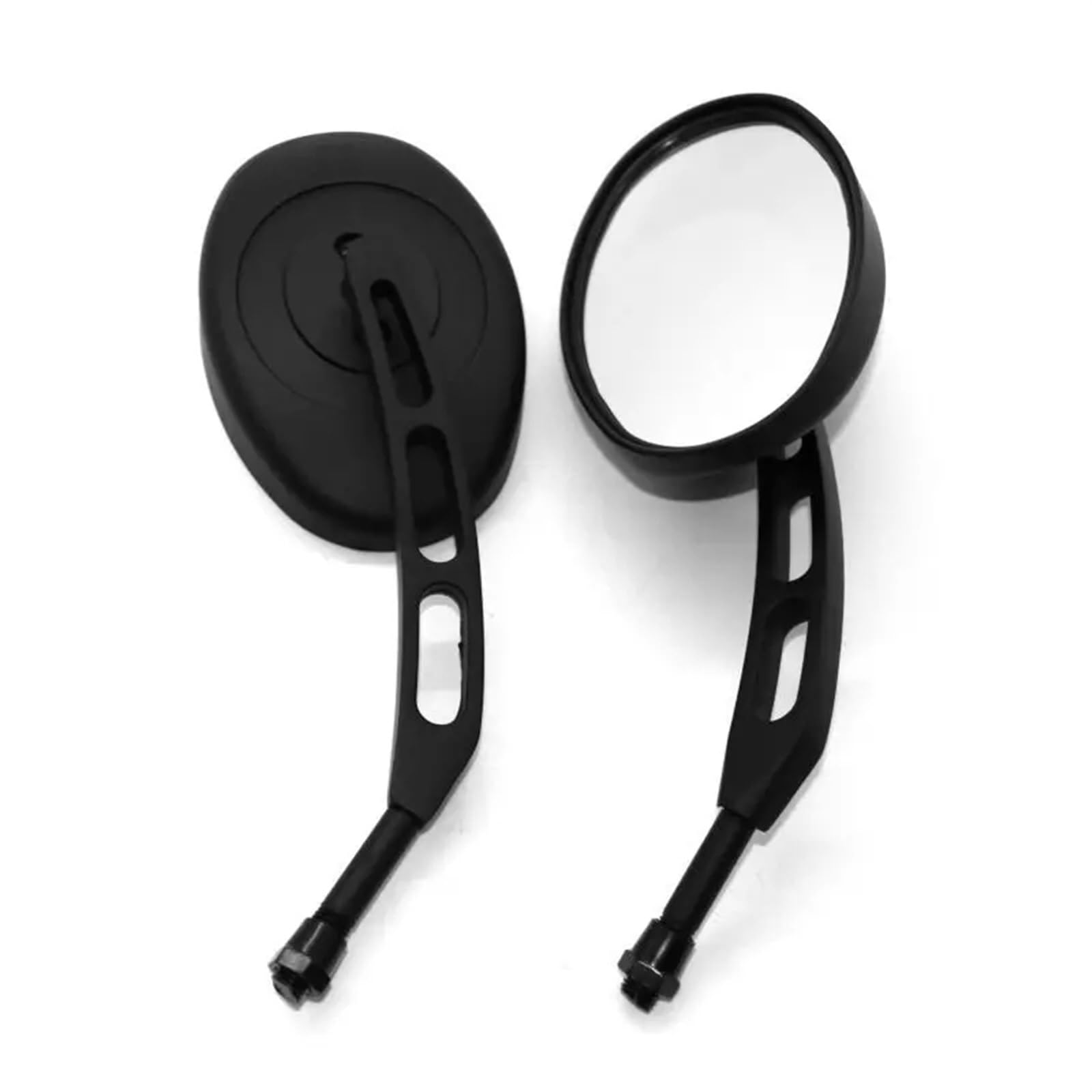 Set Specchietti Retrovisori Per Moto Per Keeway Per Cruiser 250 Per Dorado 250 Per Blackster 250 Per V-thunder Colt 250 Specchietti Manubrio(Black)