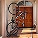 FCOUMY 3 in 1 Bicycle Floor Stand - Freestanding Upright Parking Storage Rack, Space Saver, Suitable for Mountain Bike, Road Bike, Max Wheel Diameter 27.5 Inches