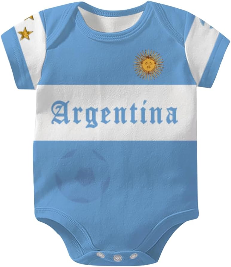 Soccer Baby Bodysuit 6-18 Months Infants Onesie Newborn One-Piece Romper