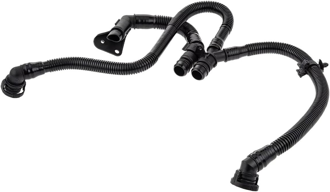 Crankcase Ventilation Hose Car Crankcase Breather Vent Hose Crankcase Vent Tube Compatible with A6 C6 C7 2006-2018 for A7 2010-2015