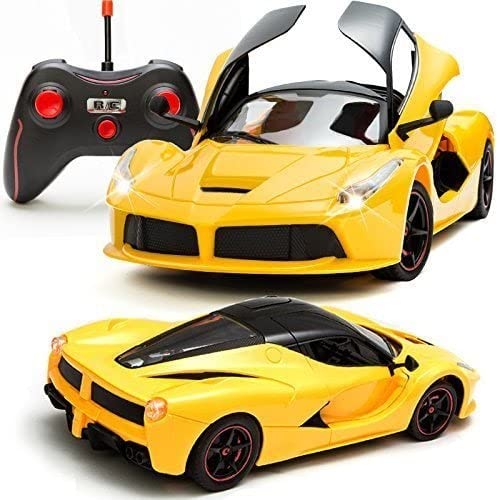 KIDZYMON® Open Door Racing Remote Control car for Boys Age 3+ Years - Charging car I Medium Size Scale 1:24 I Assorted Colour and Models (B0B57HRJVJ) Amazon Price History, Amazon Price Tracker