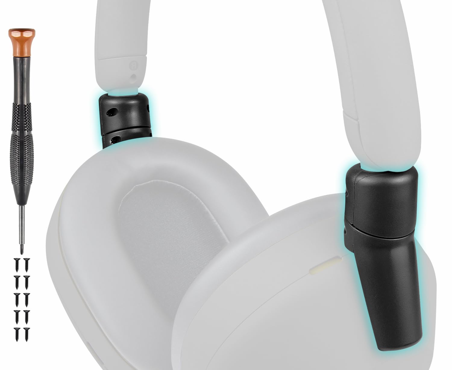 SOULWIT Headphones Broken Hinge Fix Linking Connectors Repair Kit