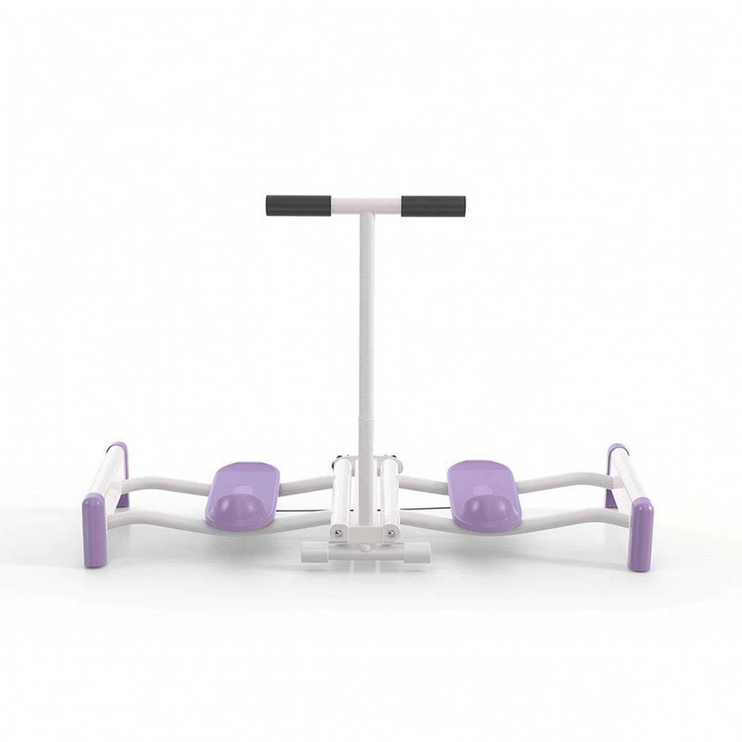 Compact Foldable Leg Press Machine Home-Use Inner Thigh Exercise Machine Low-Impact Pelvic Floor Muscle Toner Anti-Slip for Women, Postpartum Mothers, Apartment, Purple a-image-22