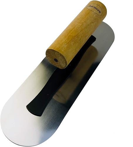 Miniatura 9 de Paleta de acero inoxidable de cabeza puntiaguda - Hoja pequeña ultrafina súper elástica - Herramienta de acabado de yeso, alisado y desnatado para