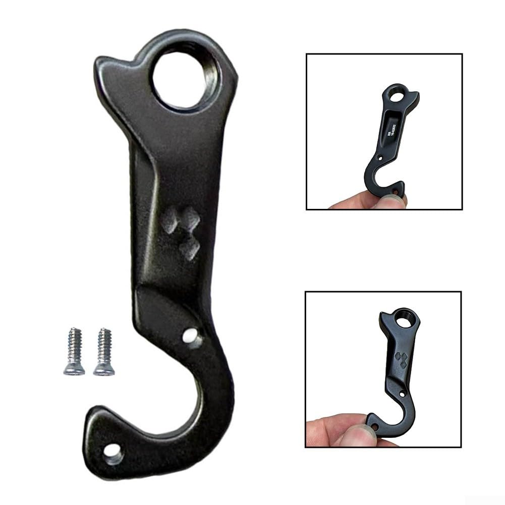 Percha de cambio trasero de aleación de aluminio para bicicleta con distancia de agujero de 56 mm, diseño ligero compatible con Cube Axial 10151 SL 16-02822 Agree C: 62, negro