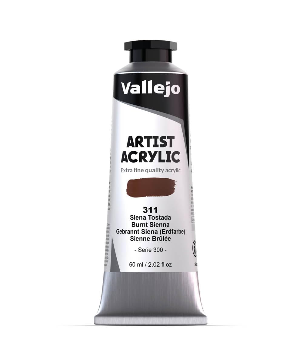 Vallejo Beige : Artist Acrylic Paint : 60Ml : Burnt Sienna
