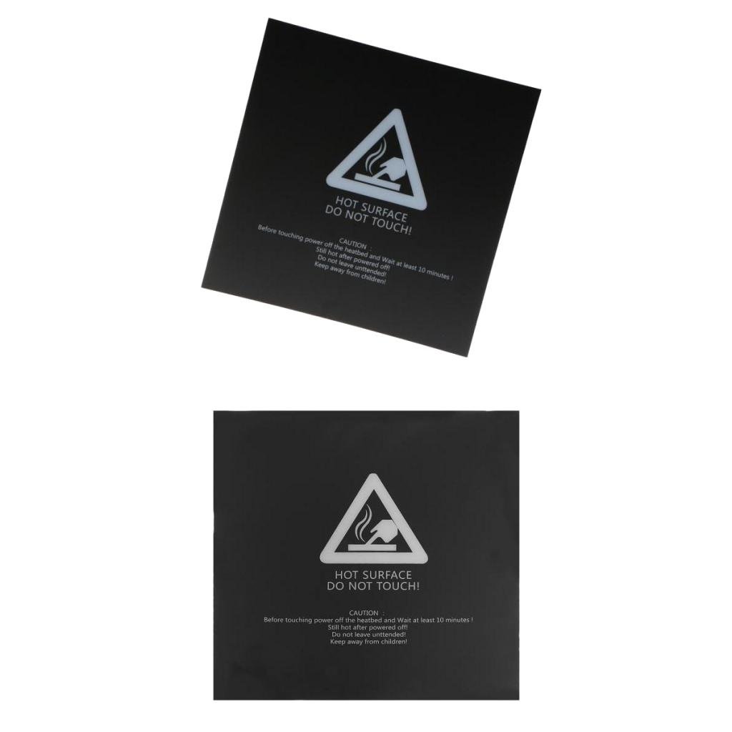 2 Pieces 3D Printer Bed Build Surface Heated Bed Sheet 220x220mm 300x300mm-image-3
