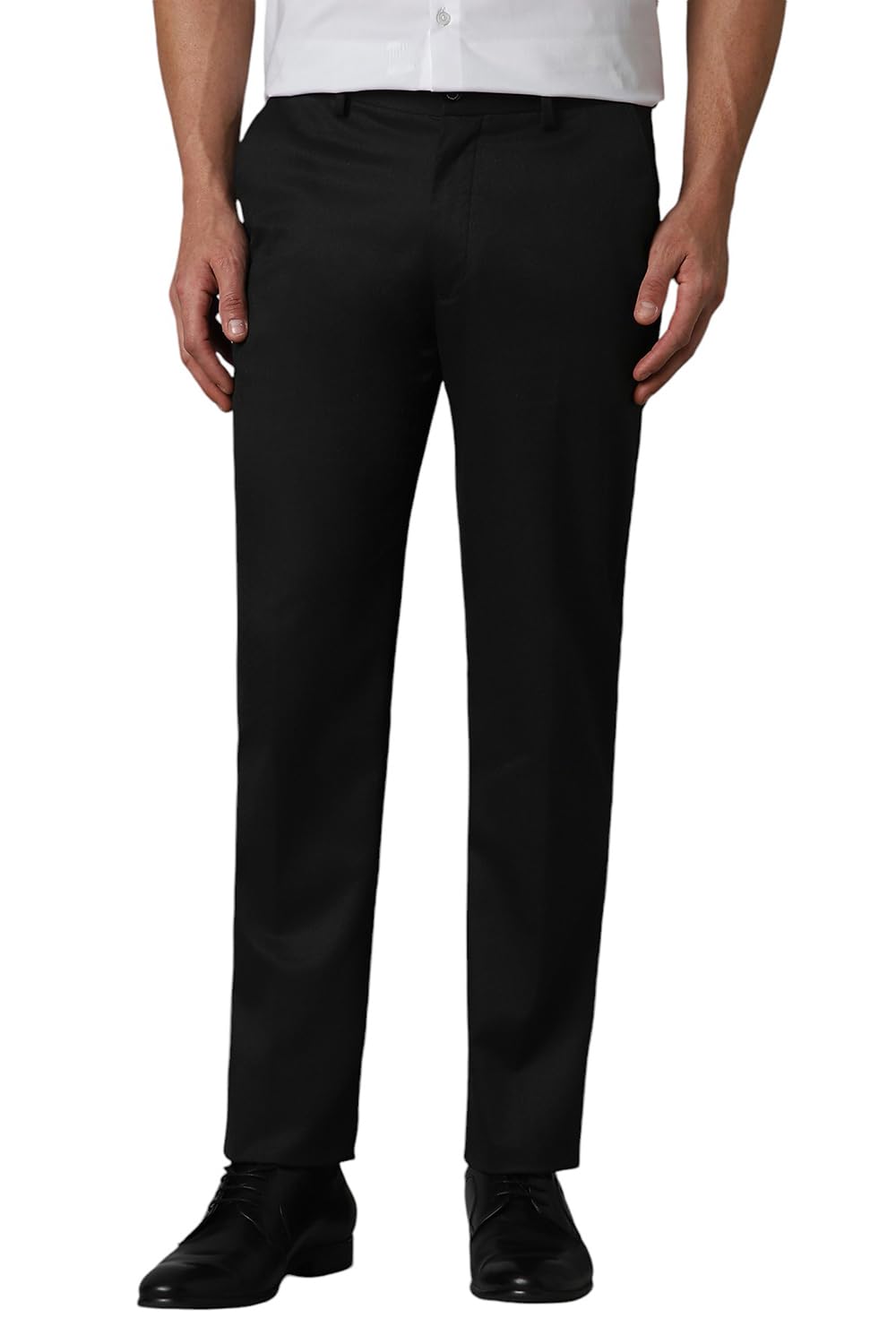 Aurelia Men's Slim Fit Classic & Modern Styling Work Ready Textured Formal Trouser in neutral