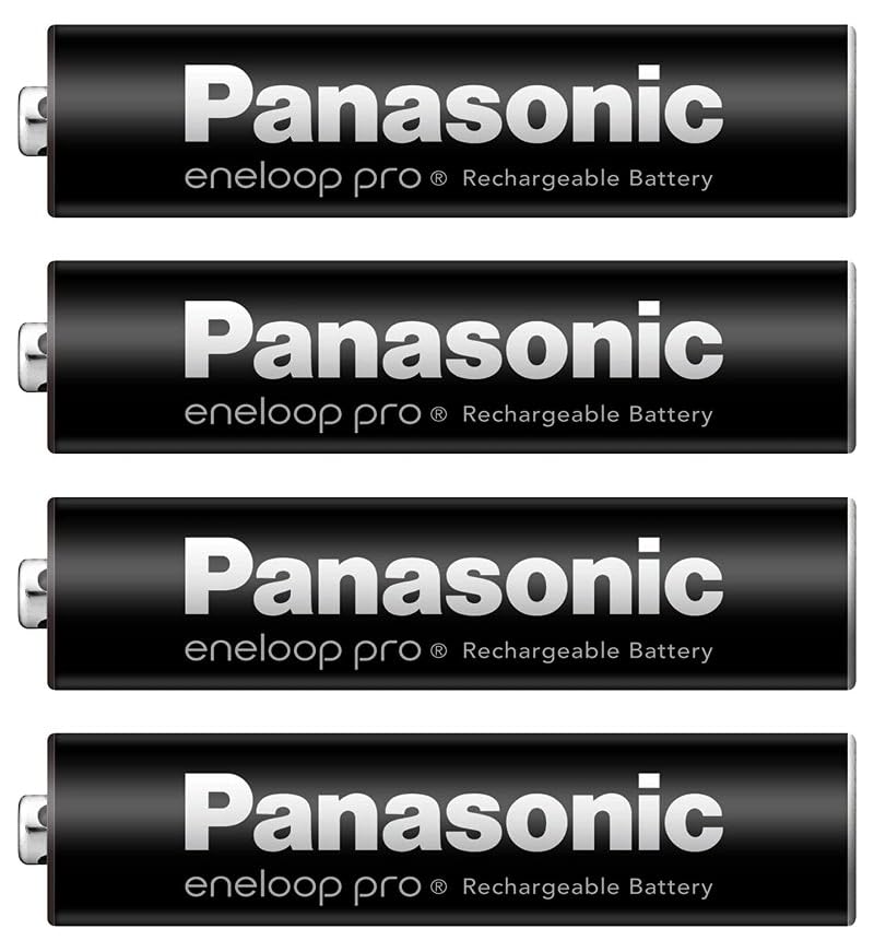 パナソニック eneloop pro 単4形充電池 4本パック ハイエンドモデル BK-4HCD/4H 充電式ニッケル水素電池 NI-MH AAA battery min.930mAh 150回繰り返し 充電済 日本製 〔BK-4HCD/4HA 同等品〕