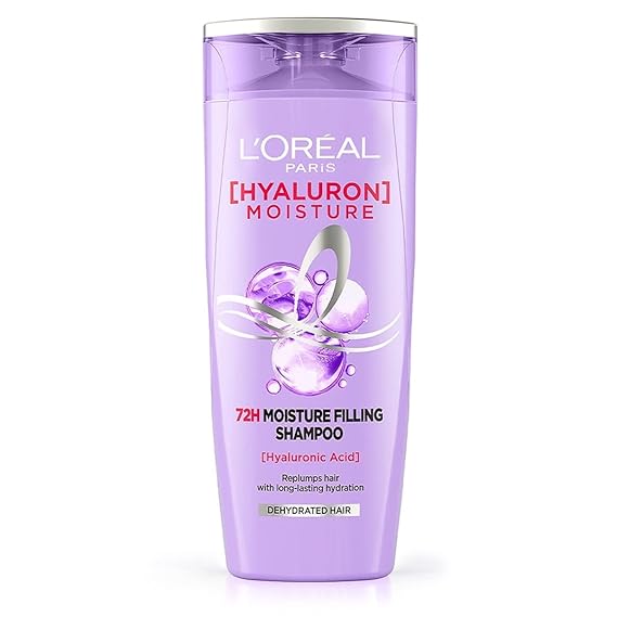 Buy L'Oreal Paris Moisture Filling Shampoo, With Hyaluronic Acid, For Dry & Dehydrated Hair