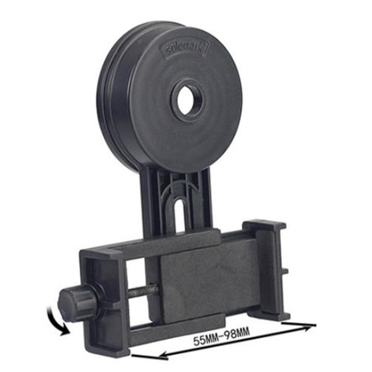 Housoutil Smartphone Camera Mount Adapter for Telescope Spotting Scope Smartphone Adapter for Binoculars Compatible with Phones Durable Easy to Use Black