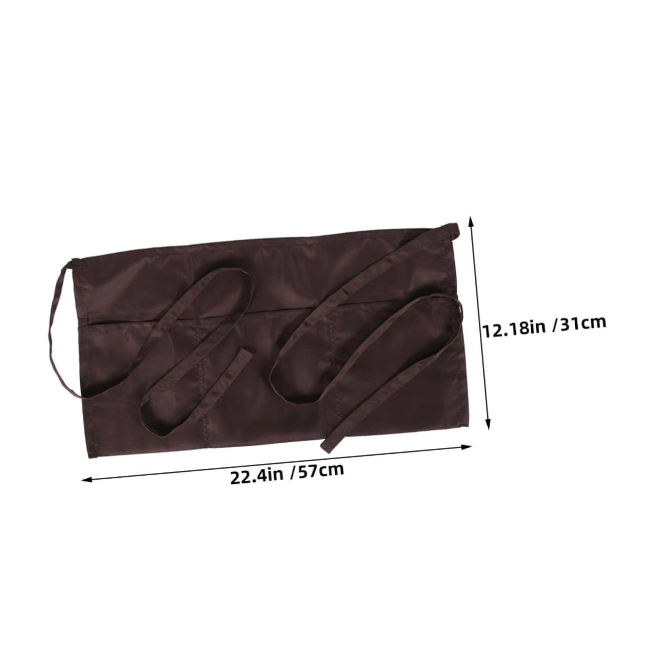4 Stk. Teiliges Multifunktionales Servierhalb-schürzen Kurze Küchen-schürzen aus Leichtem Polyester-baumwoll-material Schnelltrocknend für Kellner Restaurant und Heimgebrauch