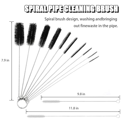 Image of Spray Gun Cleaning Kit, Multi-Purpose Spray Gun Cleaner Brush, Air Paint Airbrush Maintenance Brush