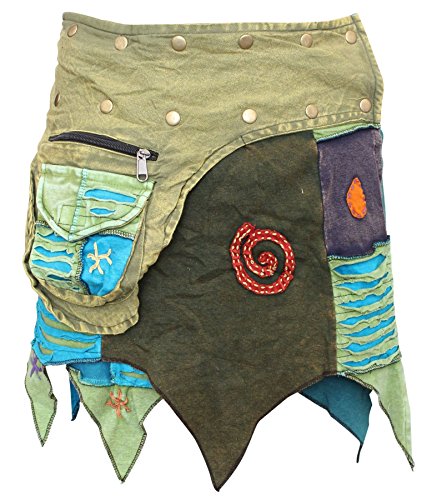 SHOPOHOLIC FASHION - Falda hippie de mujer para festival, estilo gótico