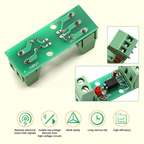 5 PCS Optocoupler Isolation Board, Icstation DC 12V