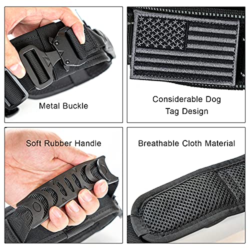 Collare tattico per cani di grandi dimensioni