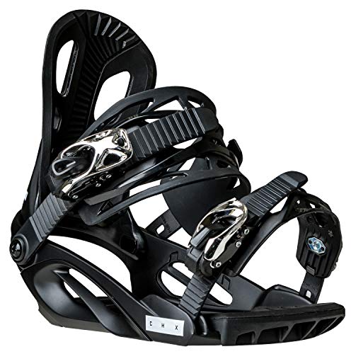 Chamonix Cheval Snowboard Bindings Mens Sz M Black