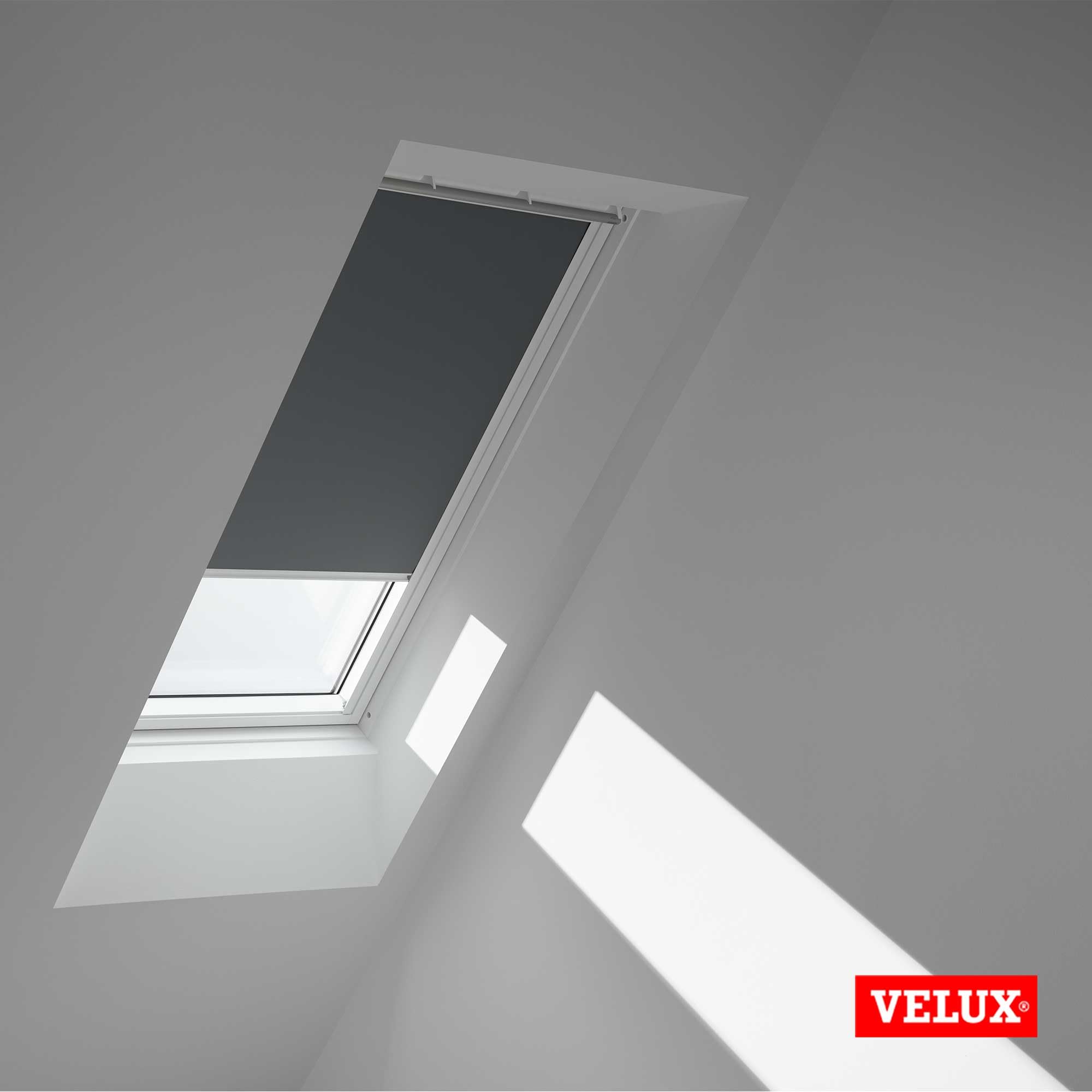 VELUX Nature Collection Verdunkelungsrollo, weiße Schienen, SK08, Cave | Farben inspiriert von der Natur, variable Positionierung
