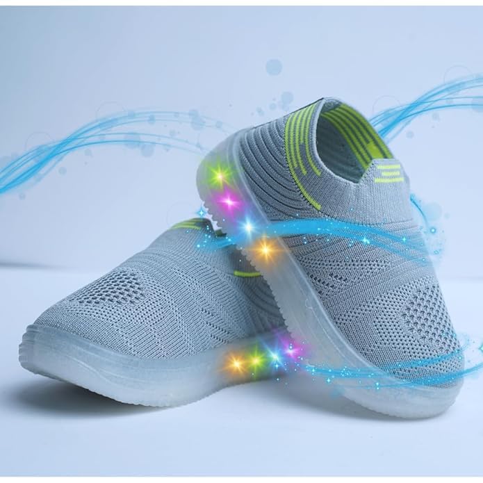 Image of Kids Slip-On LED Light Shoes, Pack of 2 (Combo)