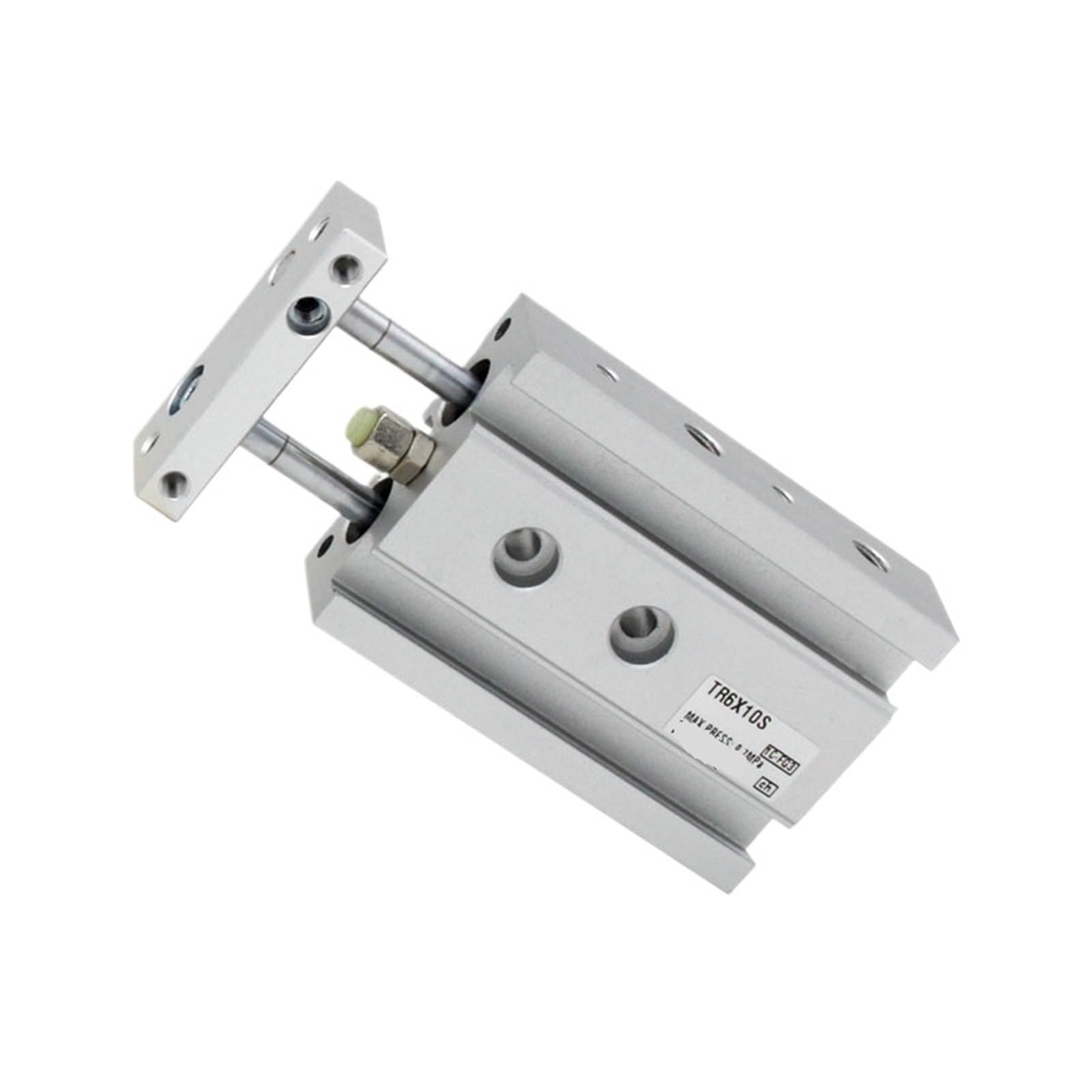 Vérin pneumatique double tige TR25X50S anti-rotation à haute stabilité