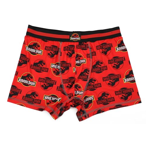 Bioworld Jurassic Park Icons & Raptor Stripes Men's 3-Pack Boxer Briefs Set2