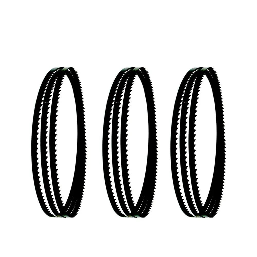 GISTEQ Lame for Sega a Nastro for Legno 3 Pezzi 1490 * 6,35 mm 3 4 6 10 14 TPI(4 TPI)