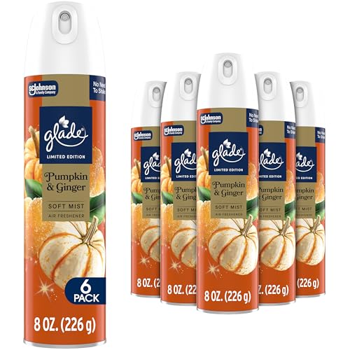 Glade Air Freshener Room Spray, Pumpkin & Ginger, Odor Fighting to Deliver Long Lasting Freshness...