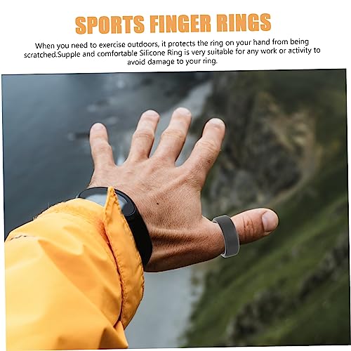 Anillos de silicona para ejercicio Kisangel 10 piezas miniatura 4