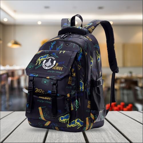 Image of Tinytot 30 Litre Waterproof School Backpack Bags for Women - Large 19 Inch Laptop Bag for Boys &Girls 12+ Years, College Bag for Girls and Boys, Men, Women - Ideal for Office, Travel, School, College