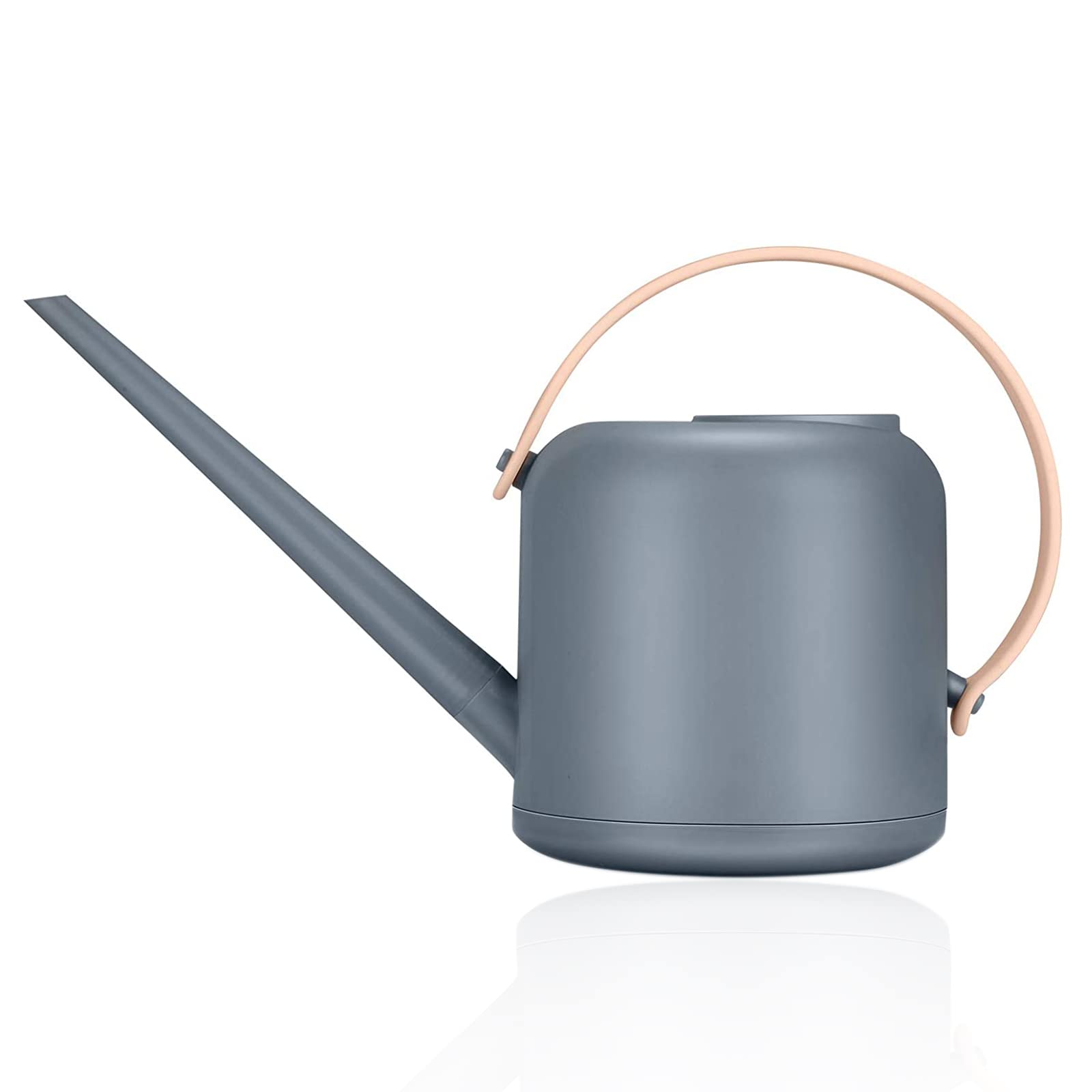 1.7 Litre Watering Can with Long Spout, Suitable for Home Garden, Labour-Saving and Comfortable, Plant Watering Can with Handle for Garden Indoor Plants, Flowers (Soot + Smoke Powder) - Image 2