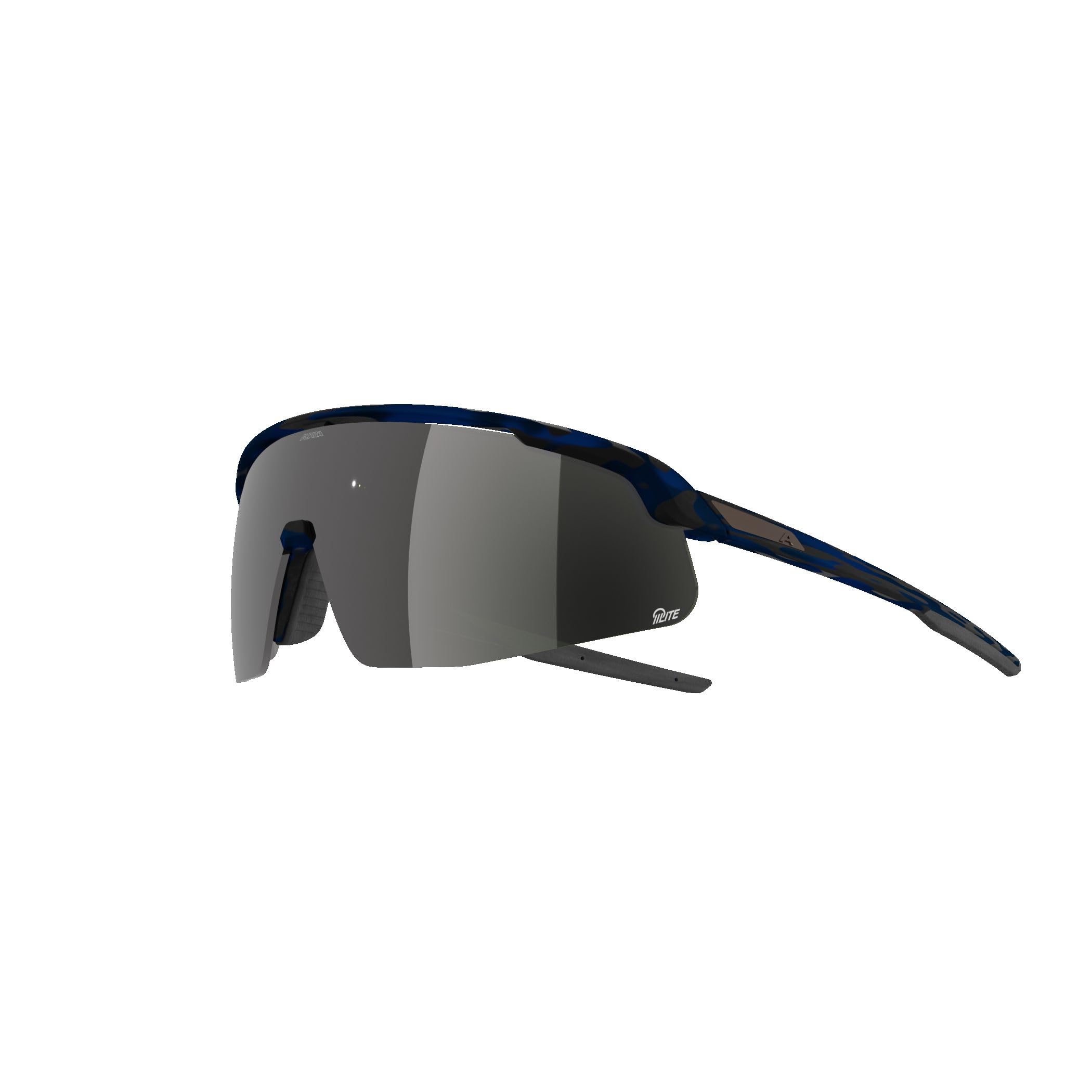 ALPINA TURBO PRO Q-LITE, sportowe okulary dla dorosłych - havana-black-blue matt - M