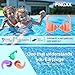 Kids Swimming Ear Plugs,3 Pairs Waterproof Reusable Silicone Child Swim Earplugs for Swimming Surfing Bathing Showering,Small Children Water Ear Plugs Suitable for Boys and Girls (Kids 4-12 Years Old)