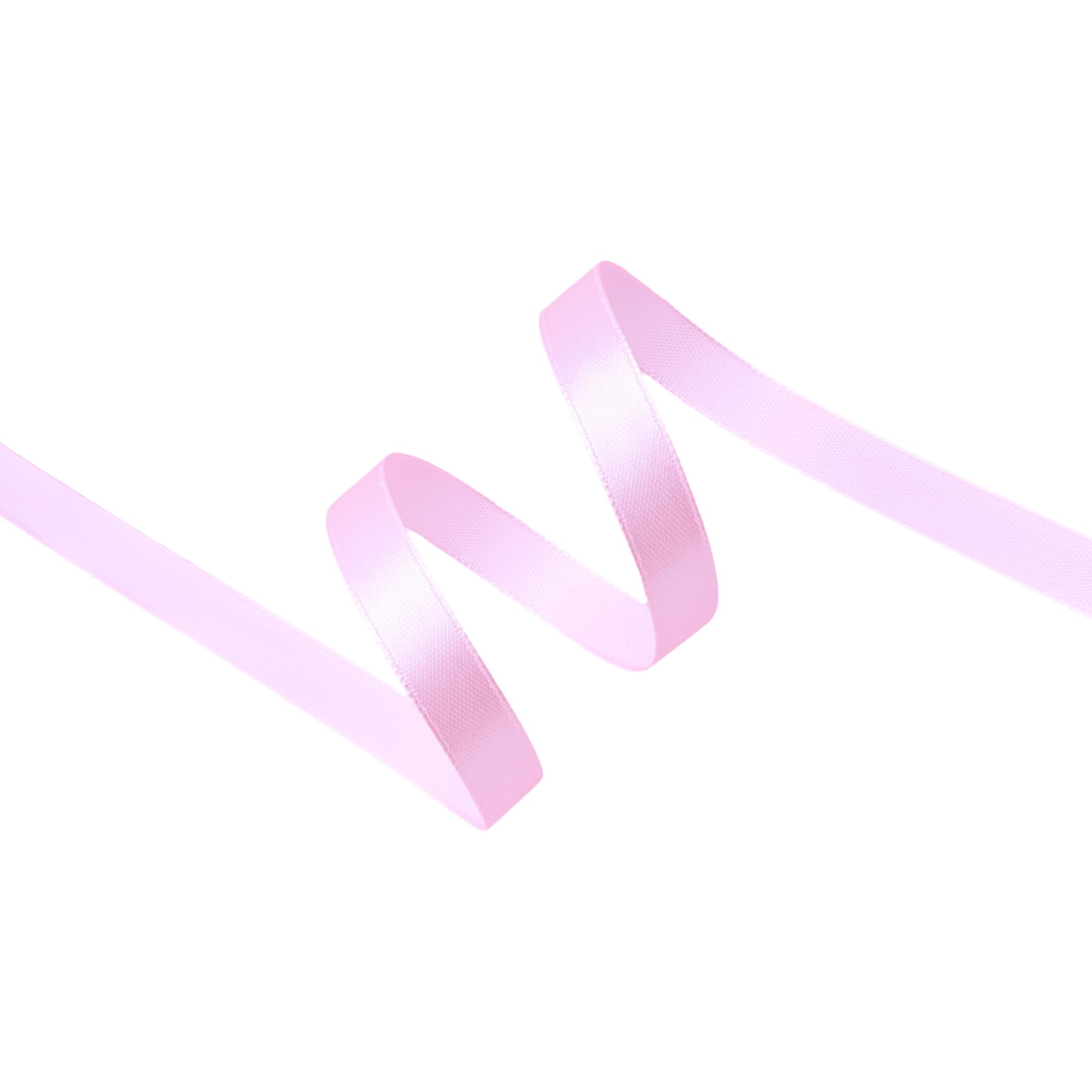 VATIN Pink Satin Ribbon Polyester 10mm X 23m(25 Yards) Craft Fabric Ribbon Perfect for Gift Wrapping,Hair Bow,Party Balloon Trimming - Image 2
