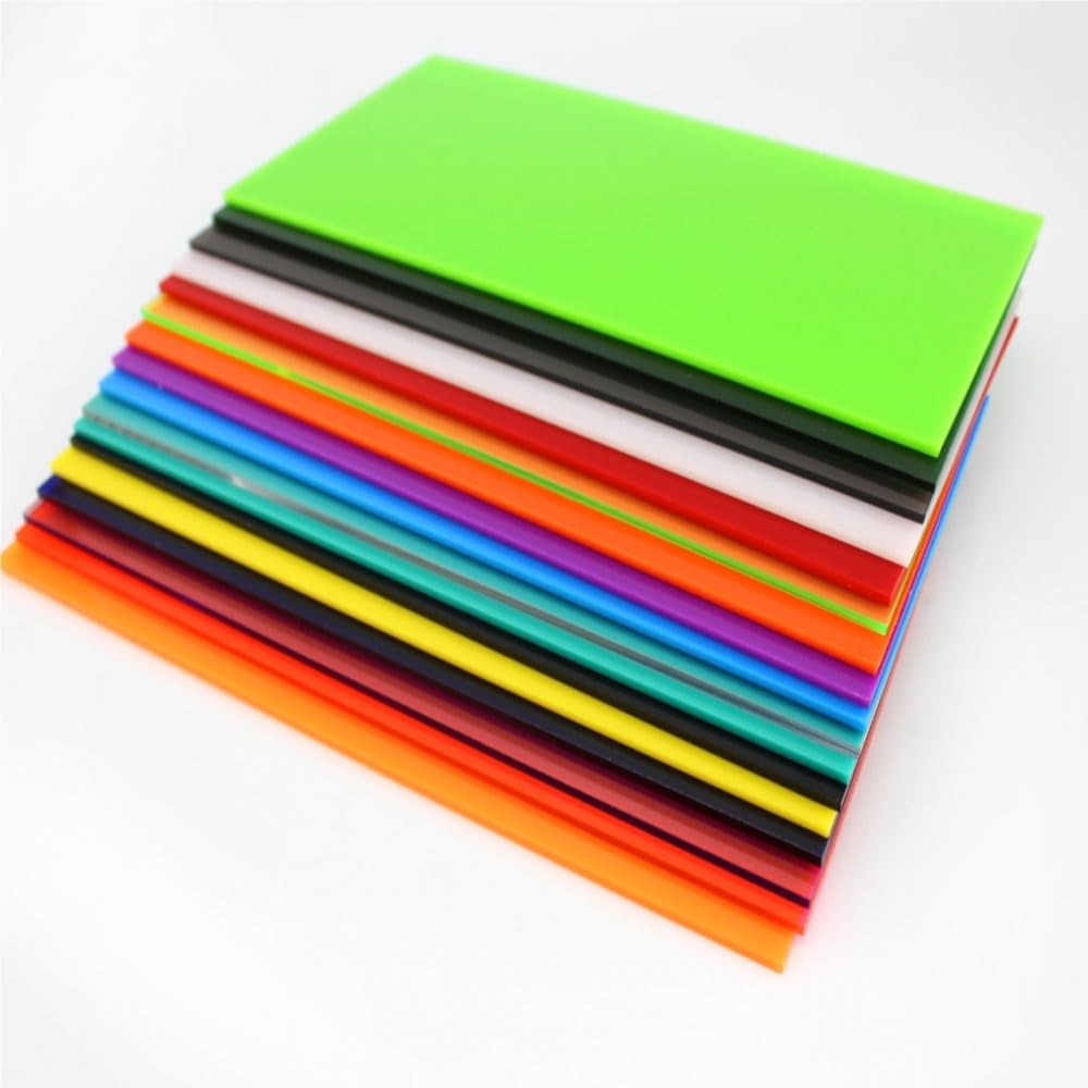 Foglio Di Plastica In Policarbonato 2,3mm - 100x200mm - Colorato Per Fai Da Te, Cornici E Decorazioni - Foto 11