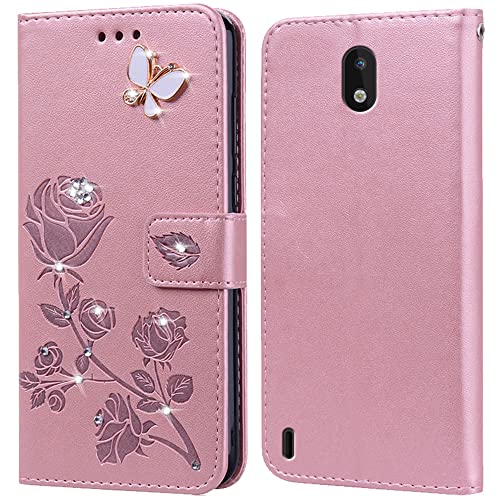Funda para Nokia 1.3 Carcasa,Ranuras Tarjetas,Soporte Plegable,Silicona TPU,Case Protectora Funda para Nokia 1.3(5.71')